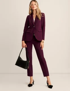 Cheap Anne Klein Anne Stretch Triple Pocket Jacket Deep Plum