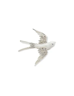 New Anne Klein Bird Brooch In Gift Box