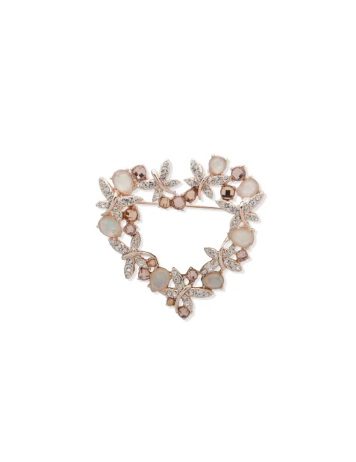 Best Sale Anne Klein Boxed Heart Brooch