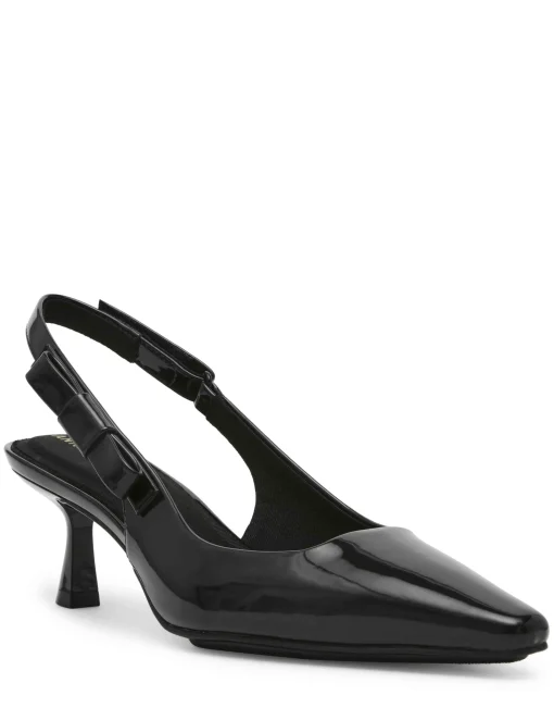 New Anne Klein Carmel Dress Pump-Wide BLACK PATENT