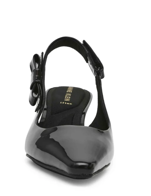 New Anne Klein Carmel Dress Pump-Wide BLACK PATENT