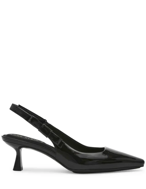 New Anne Klein Carmel Dress Pump-Wide BLACK PATENT