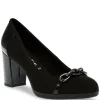 Shop Anne Klein Celina Dress Pump Black Stretch