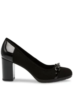 Shop Anne Klein Celina Dress Pump Black Stretch