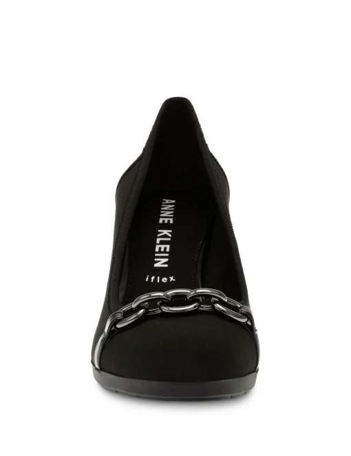 Shop Anne Klein Celina Dress Pump Black Stretch