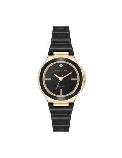 Shop Anne Klein Ceramic Bracelet And Bezel Watch