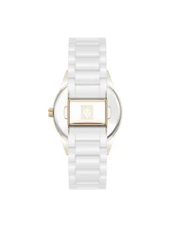 Sale Anne Klein Ceramic Bracelet Floral Dial Watch