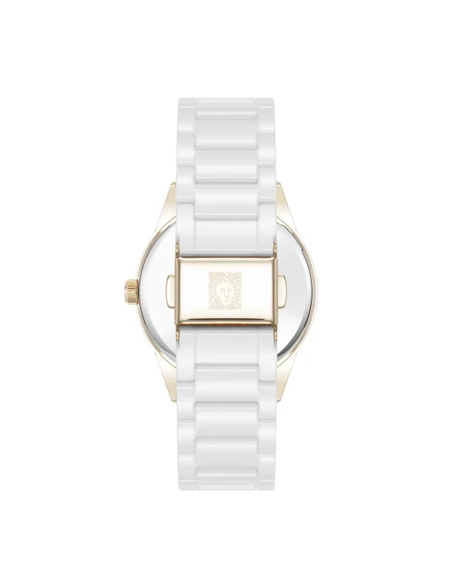 Flash Sale Anne Klein Ceramic Bracelet Floral Dial Watch