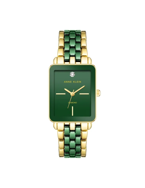 Cheap Anne Klein Ceramic Diamond Dial Watch
