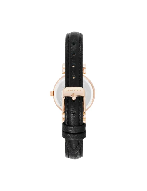 Discount Anne Klein Classic Leather Strap Watch