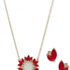 Store Anne Klein Cluster Pendant Necklace/Earring Set