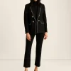 Cheap Anne Klein Compression Faux Double Breasted Jacket Anne Black Multi