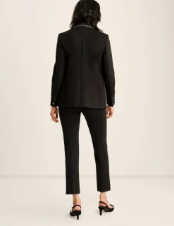 Cheap Anne Klein Compression Faux Double Breasted Jacket Anne Black Multi