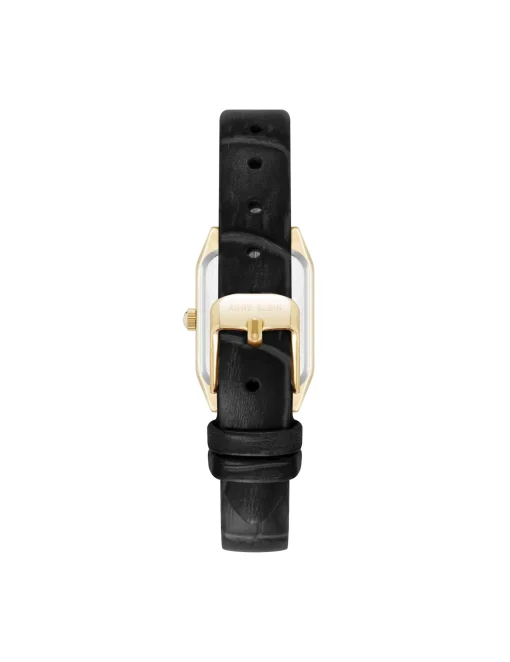Online Anne Klein Consider It Octagonal Leather Band Watch