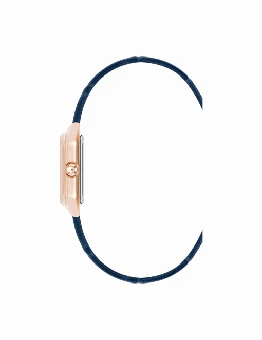 Online Anne Klein Consider It Octagonal Leather Band Watch