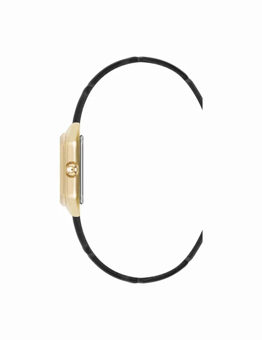 Online Anne Klein Consider It Octagonal Leather Band Watch