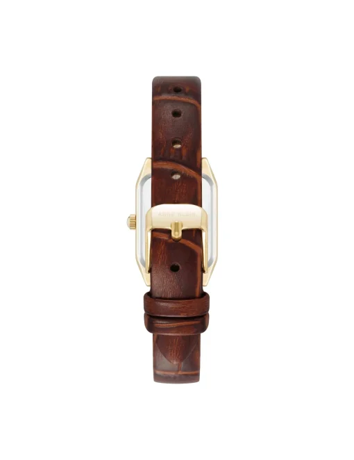 Online Anne Klein Consider It Octagonal Leather Band Watch