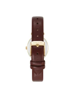 Store Anne Klein Consider It Oval Case Leather Watch