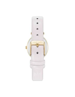 Store Anne Klein Consider It Oval Case Leather Watch