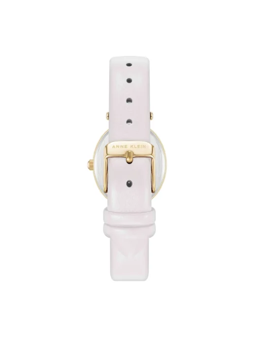 Store Anne Klein Consider It Oval Case Leather Watch