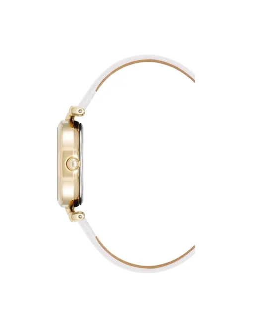 Store Anne Klein Consider It Oval Case Leather Watch