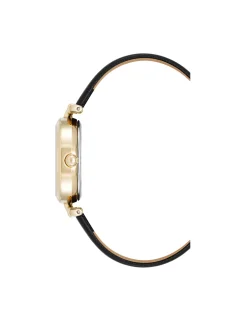 Store Anne Klein Consider It Oval Case Leather Watch