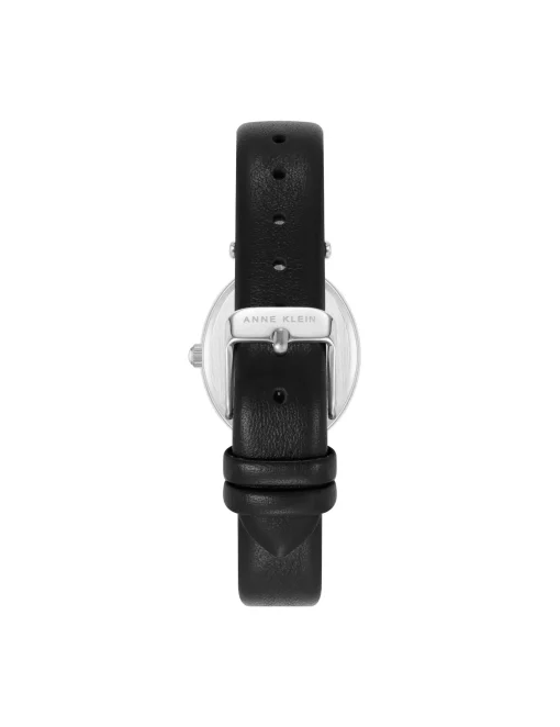 Store Anne Klein Consider It Oval Case Leather Watch