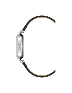 Store Anne Klein Consider It Oval Case Leather Watch