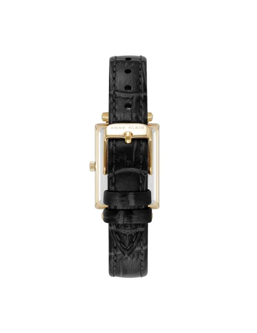 Online Anne Klein Consider It Rectangular Case Leather Watch