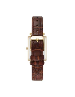 Online Anne Klein Consider It Rectangular Case Leather Watch