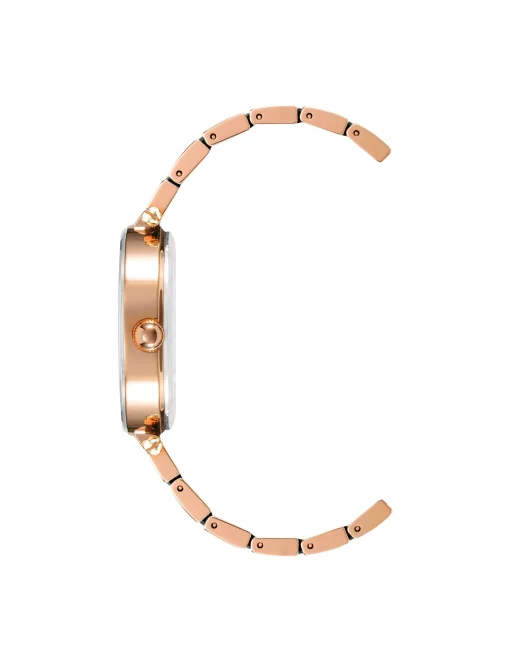 Hot Anne Klein Consider It Solar Powered Ceramic Watch Navy/Rose Gold-Tone