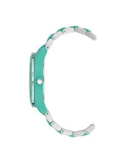 Clearance Anne Klein Consider It Solar Recycled Ocean Plastic Bracelet Watch