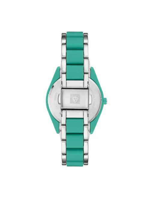 Clearance Anne Klein Consider It Solar Recycled Ocean Plastic Bracelet Watch