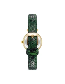 Shop Anne Klein Consider It Sustainable Leather Strap Watch