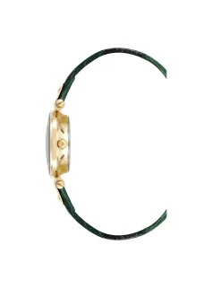 Shop Anne Klein Consider It Sustainable Leather Strap Watch