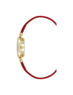 Shop Anne Klein Consider It Sustainable Leather Strap Watch