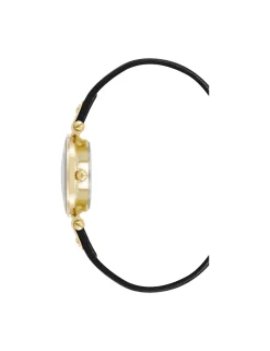Shop Anne Klein Consider It Sustainable Leather Strap Watch