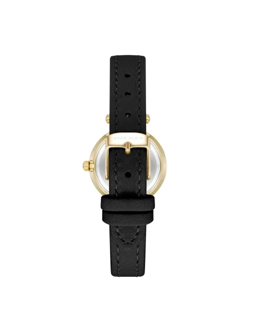 Shop Anne Klein Consider It Sustainable Leather Strap Watch