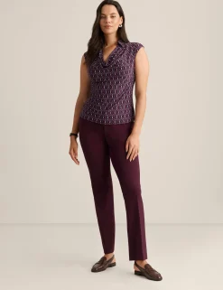 Discount Anne Klein Cowl Neck Collar Top