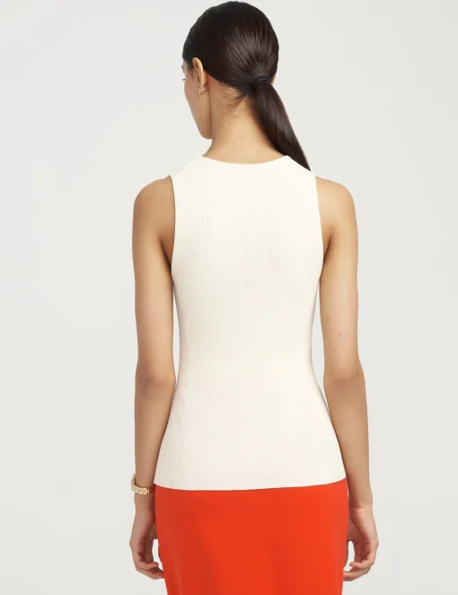 Store Anne Klein Crewneck Sleeveless Sweater Shell- Sale
