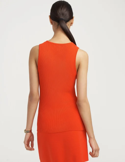 Store Anne Klein Crewneck Sleeveless Sweater Shell- Sale