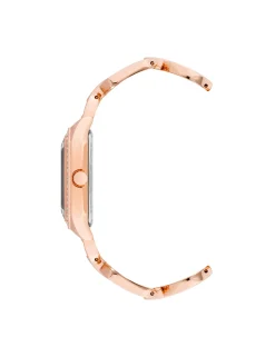 Fashion Anne Klein Crystal Accented Open Link Watch