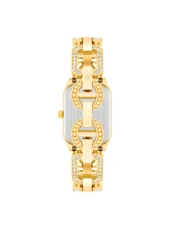 Fashion Anne Klein Crystal Accented Open Link Watch