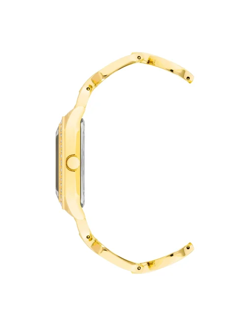 Fashion Anne Klein Crystal Accented Open Link Watch