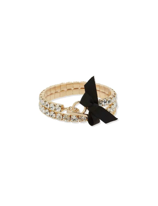 Outlet Anne Klein Crystal Bow Bracelet