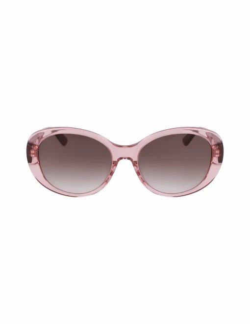 Store Anne Klein Crystal Glamorous Oval Sunglasses