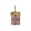 Fashion Anne Klein Earring Trio On Cross Ornament In Pouch