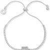Cheap Anne Klein Emerald Stone Slider Bracelet