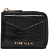 Outlet Anne Klein Envelope Flap Curved Wallet In Croco