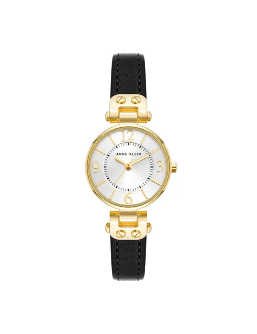 Store Anne Klein Essential Leather Strap Watch